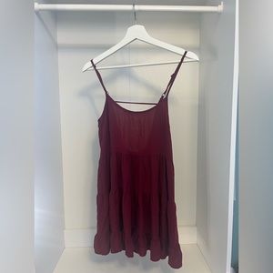 |LA Hearts Red Swimsuit Cover Up Dress|